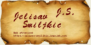 Jelisav Smiljkić vizit kartica